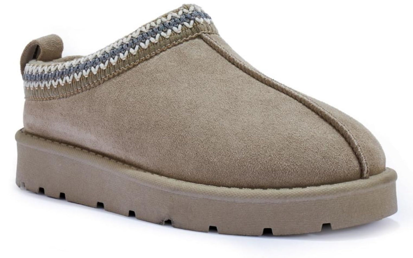 sole london Women's Slip On Warm Faux Fur Lined Ladies In Out Door Slippers Shoe Boots