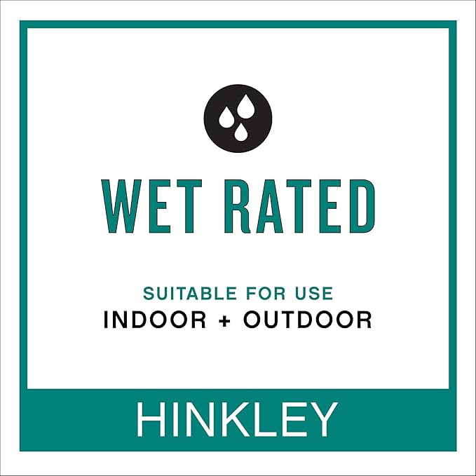 Hinkley Atlantis 1518BZ-LL Large LED Low Voltage Landscape Pathway Light - 12v, Dimmable, Aluminum, Etched Glass Lens, Safe for Wet Conditions, Wiring Kit & Ground Spike Included - Bronze Finish