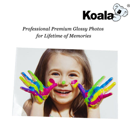 KOALA Inkjet Photo Paper A4 Glossy 100 Sheets 200 GSM for Canon Hp Epson Inkjet Printer