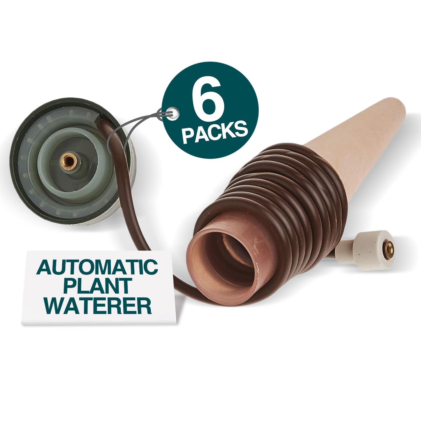 Blumat Classic Plant Watering Stakes - Self-Watering Insert for Indoor and Outdoor Plants - Automatic Slow Release Irrigation System for Potted Plants - Houseplant Care Device (6 Pack)