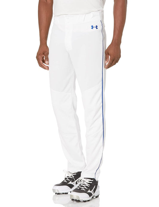 Under Armour Men's UA Utility Relaxed Piped Baseball Pants XL White