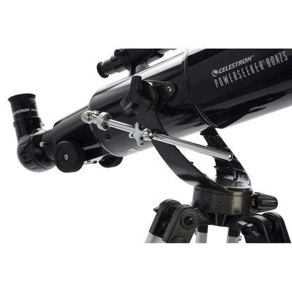 Celestron - PowerSeeker 80AZS Telescope - Manual Alt-Azimuth Telescope for Beginners - Compact and Portable - Bonus Astronomy Software Package - 80mm Aperture