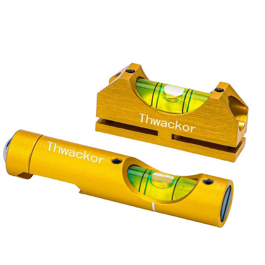 Thwackor Scope Level Picatinny Level Scope Leveling Kit Professional Design High Precision Gold