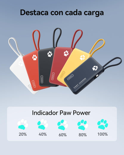INIU 45W Portable Charger, 10000mAh Built-in USB C Cable Fast Charging Power Bank, Small Type C Battery Pack, Powerbank for iPhone 17 16 15 14, iPad, Samsung S25 S24 etc. Travel Camping Essentials