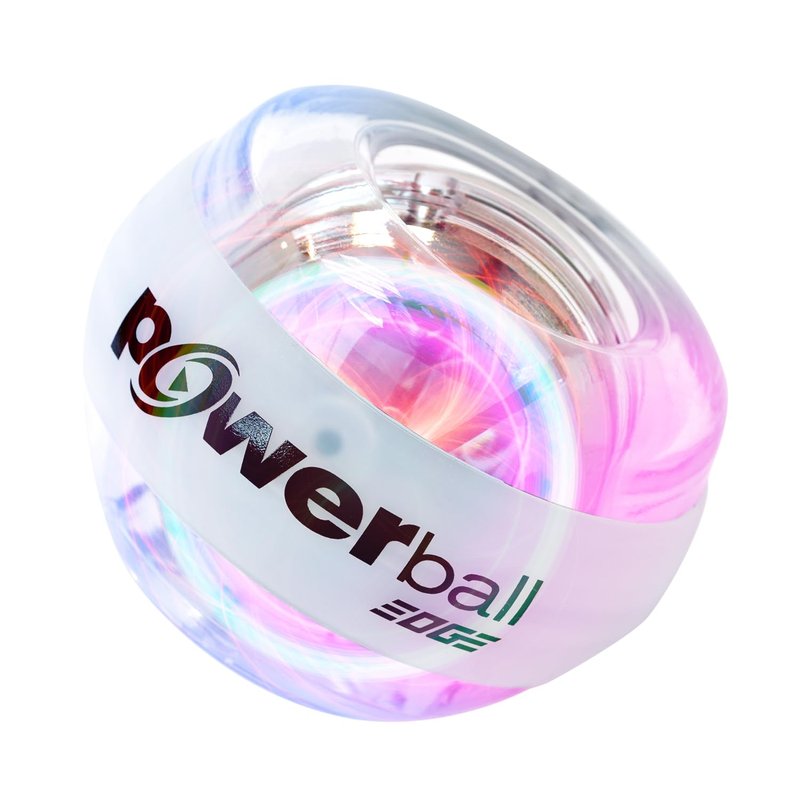 DFX Powerball EDGE – LED Gyro Trainer with Color-Changing Lights that Increase with Resistance, Ideal for Grip, Wrist & Forearm Strength