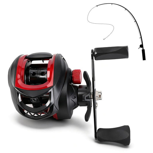 ZAWELIYO Fishing Reels Baitcasting Reel Reinforced 7.2:1 Gear Ratio, 8kg Brake, Long Cast Spool, Powerful Smooth Baitcaster for Inshore Fishing