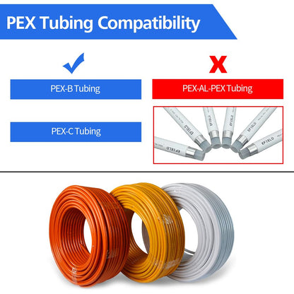 4/10/20pcs PEX Ball Valves, 3/4" PEX Brass Full Port Shut Off Ball Valve, Full Port Shut-off Ball Valve, Quarter Turn HOT (RED) COLD (BLUE) of Water Stop Shut off (3/4", 10pcs)