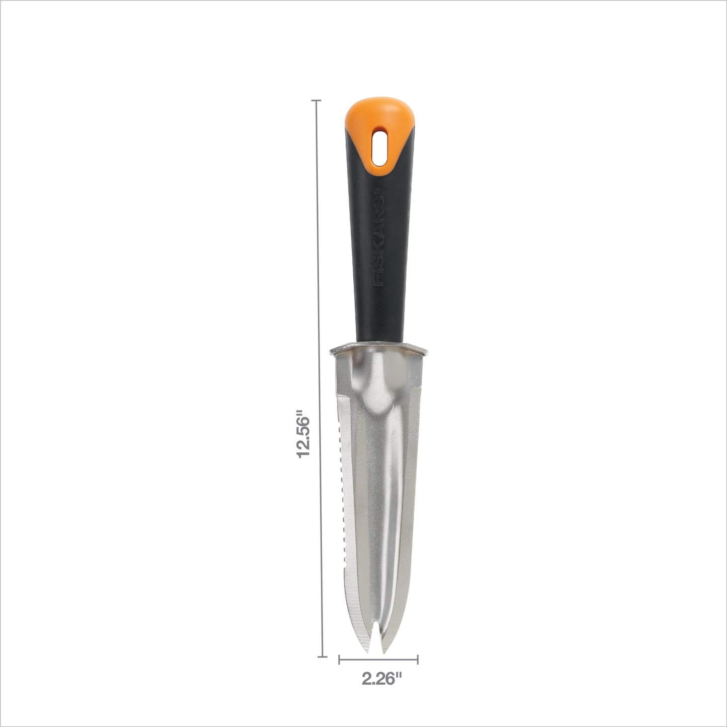 Fiskars Steel Garden Knife, Multi-Purpose Weed Puller Gardening Tool for Planting, Weeding, Digging, and Cultivating with Hanging Hole