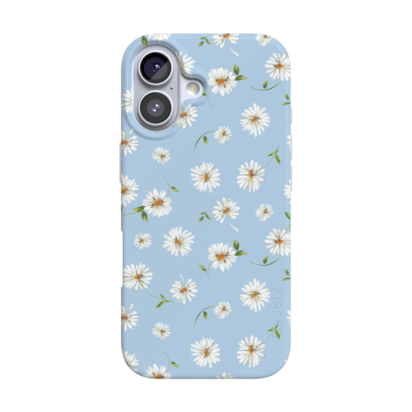 Casely iPhone 17 Case | Blue Stripes | Sunday Best | Compatible with MagSafe | Classic Ultra Slim Design