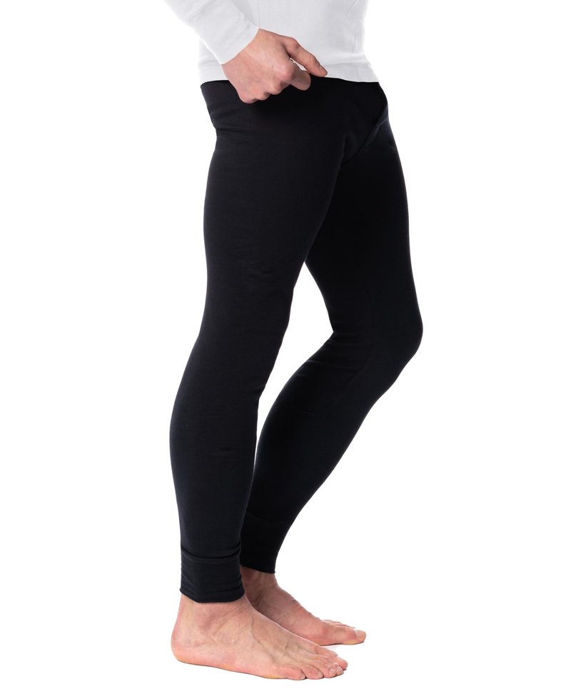 AMERICAN HEAVEN Mens Base Layer Long Pants | 100% Cotton Thermal Leggings | Multi Pack Colors