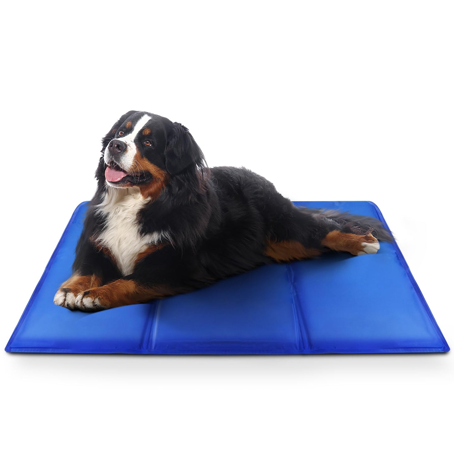FurDreams Pet Cooling Mats – Self Cooling Mat Bed for Dogs, Cats to Prevent Overheating During Rest & Sleep – Heat Absorbing & Waterproof Gel Pillow Pad to Keep Ice Cool in Summer – Plain (140 x 90cm)
