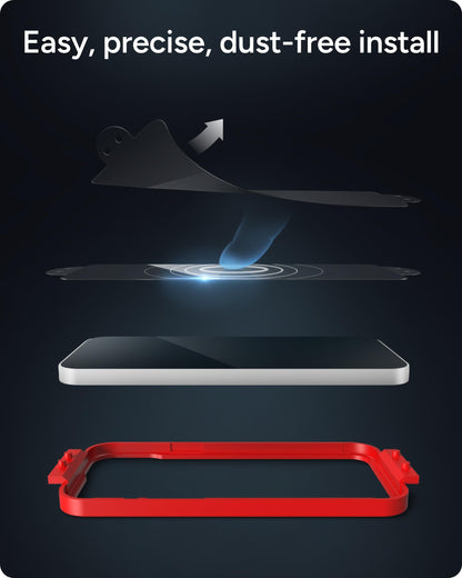 ZAGG Glass Elite Screen Protector for iPhone 16 Pro - 5X Stronger, Reinforced Edges, Ultra-Strong Tempered Glass, Scratch Resistant, Anti-Smudge, Easy Installation, InvisibleShield, Eco-Friendly