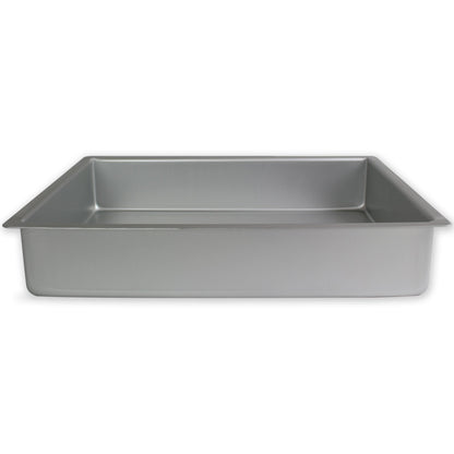 PME OBL09132 Carbon Steel Non-Stick 6 Large Cup Muffin Pan 9 x 13-inch, Aluminium, Silver
