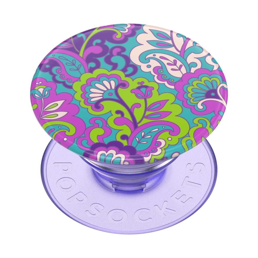 PopSockets Phone Grip with Expanding Kickstand, Adhesive Grip - Translucent Purple Kamp