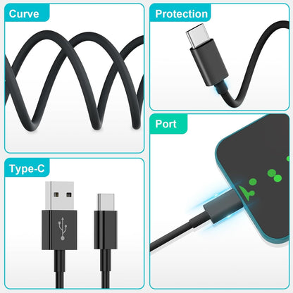 Car Carplay Cable for iPhone 17/16/15, USB A to USB C Cable Compatible for iPhone 17/16,17Air, 17/16/15 Pro Max,16E,16 Plus, iPad 10th/11 Gen,iPad Pro 12.9, Air 5th/4th Charger Cord,Car Charging Cable