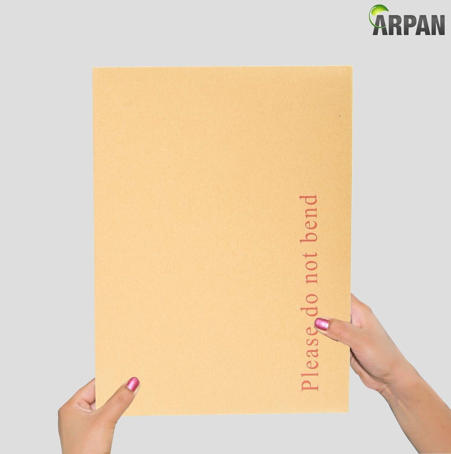 Arpan 229mm x 162mm A5 C5 Manilla Hard Board Backed Envelopes Do Not Bend (Pack of 50)