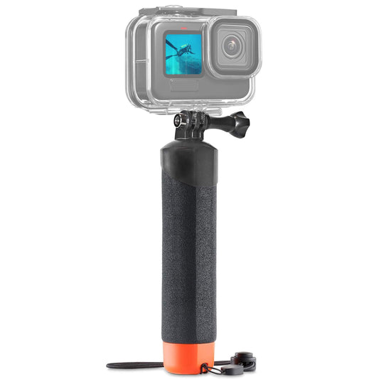 FitStill Waterproof Monopod Floating Hand Grip for Go Pro Hero 13/12/11/10/9/8/7/6/5/4/3 Session DJI Osmo and Other Action Cameras.Snorkeling Underwater Diving Pole Stick