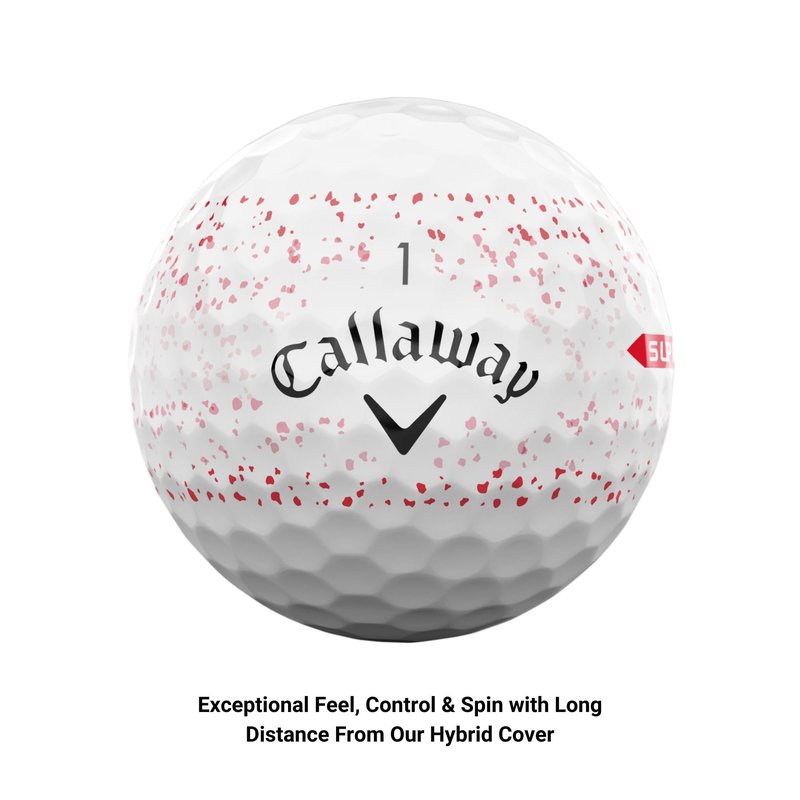 Callaway Golf Supersoft Golf Balls (2023, Red Splatter)