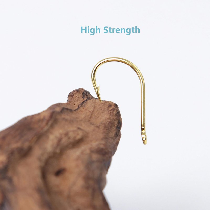 Dyxssm Small Fishing Hooks for Freshwater, 1000pcs 600pcs 400pcs Trout Fish Hook Set, 10 Sizes #2-#20 (400pcs (#2-#20), Gold)