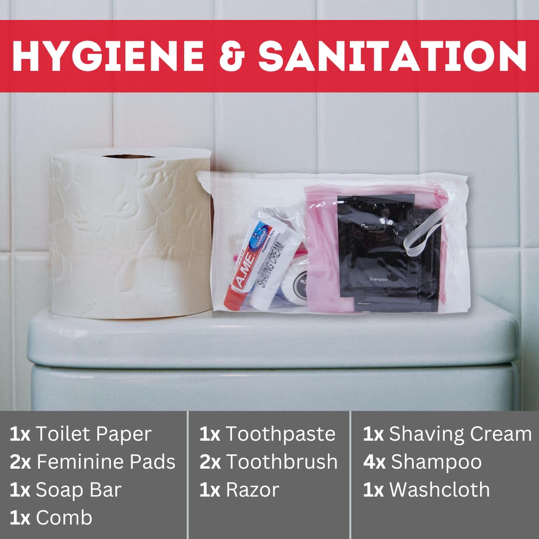 Emergency Zone Essentials 72-Hour Survival Kit - 2 Person | Bug Out Bag Backpack with Water Filter Straw and Emergency Supplies | The Optimal Disaster and Earthquake Emergency Kit