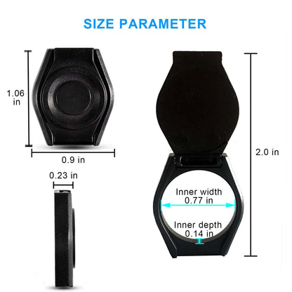 JCWINY Webcam Cover, 2 Pack Desktop Computer External Webcam Lens Covers Shutter Cap Hood, Streaming Web Camera Privacy Cover Clip Compatible with Logitech HD Pro Web Cam C270/C615/C920/C930e/C922X