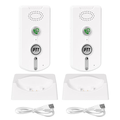 2 Way Wireless Intercom for Home Hospital Hotel,1000m Range Indoor Intercoms Wireless