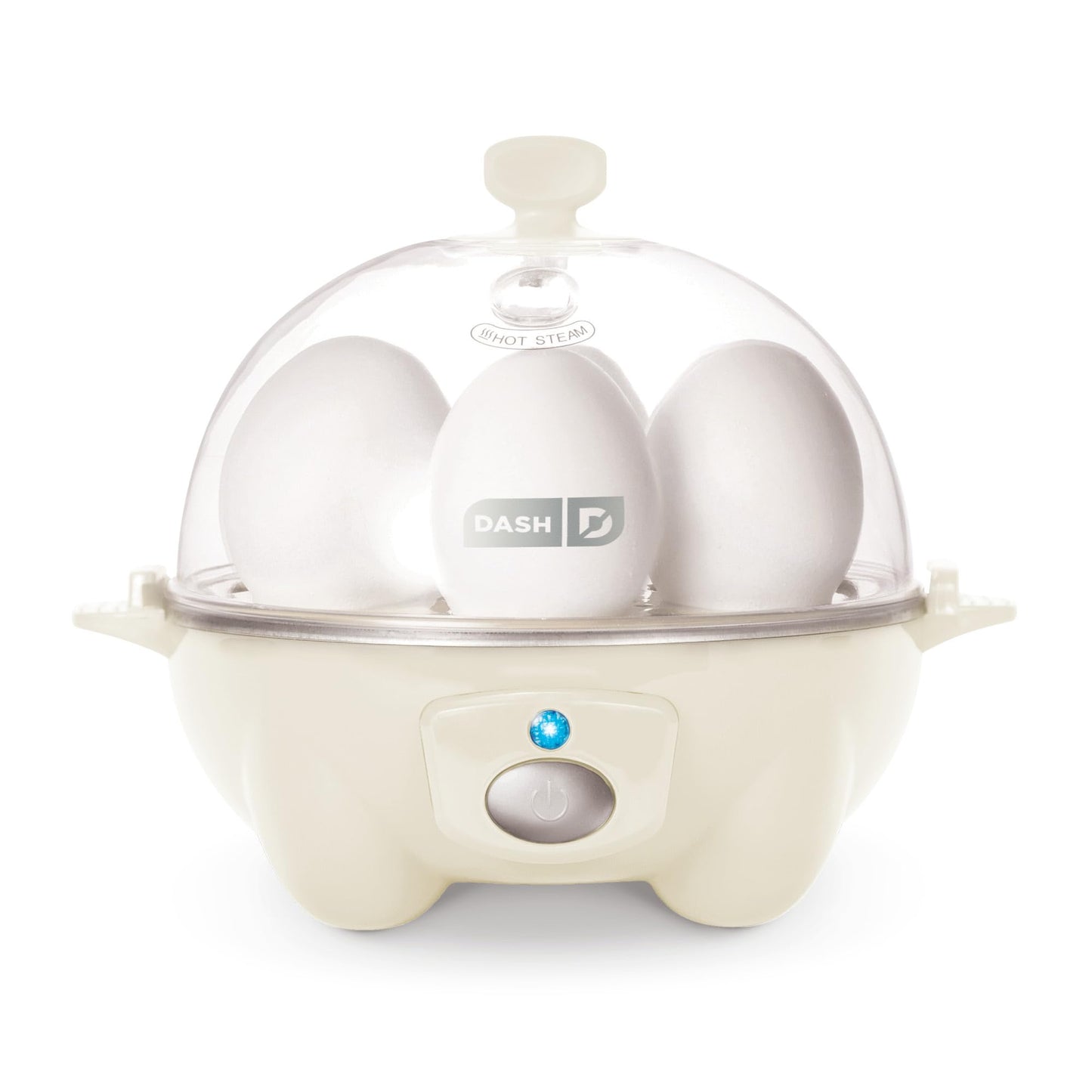 DASH Rapid Egg Cooker: 6 Egg Capacity Electric Egg Cooker for Hard Boiled Eggs, Poached Eggs, Scrambled Eggs, or Omelets with Auto Shut Off Feature - Aqua, 5.5 Inch (DEC005AQ)