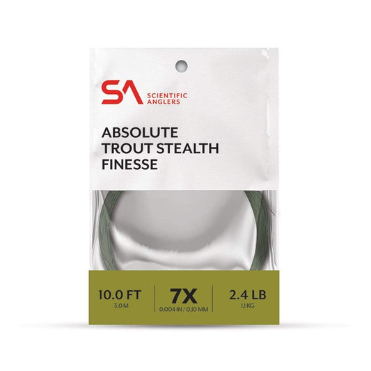 Scientific Anglers Absolute Trout Stealth Finesse Leader (10ft - 4X)