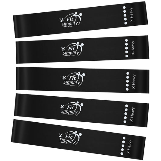 Fit Simplify Exercise Resistance Loop Bands, Set of 5