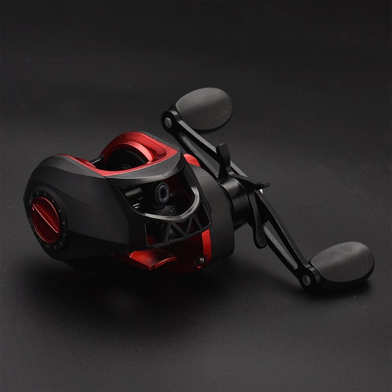 ZAWELIYO Fishing Reels Baitcasting Reel Reinforced 7.2:1 Gear Ratio, 8kg Brake, Long Cast Spool, Powerful Smooth Baitcaster for Inshore Fishing