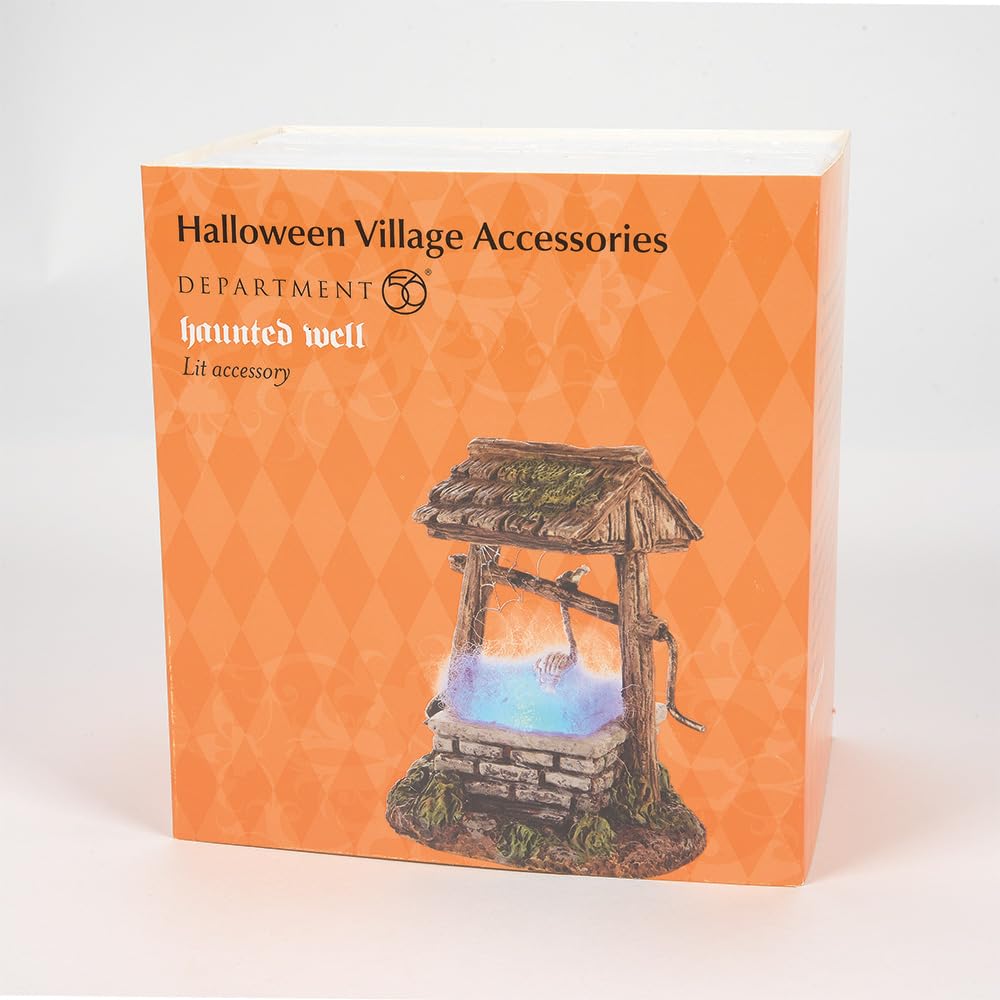 Department 56 Accessories for Villages Halloween Haunted Well, 2.76 inch