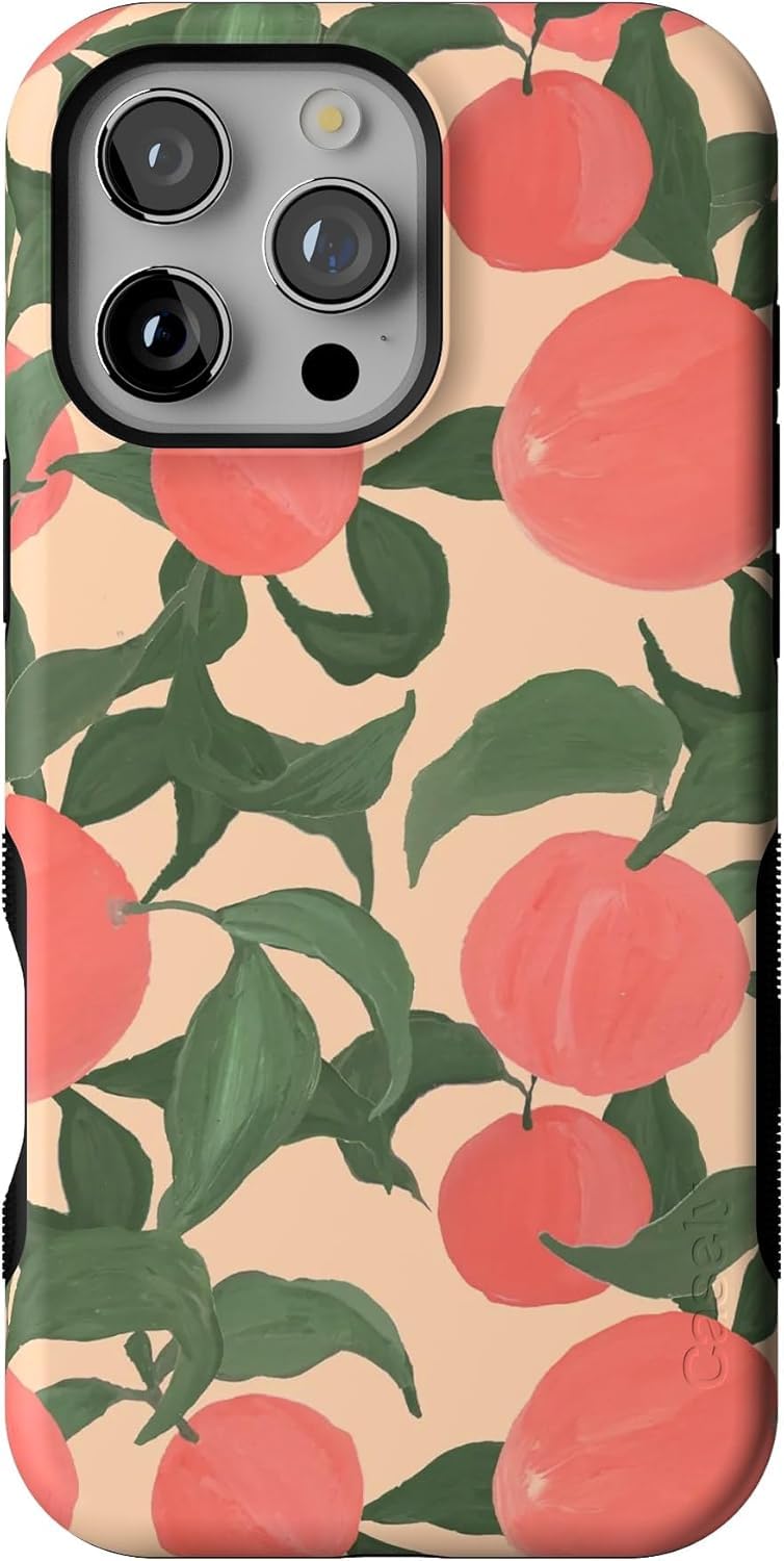 Casely iPhone 16 Pro Case | Fit Check | Neutral Checkerboard | Compatible with MagSafe | Bold Protective Design