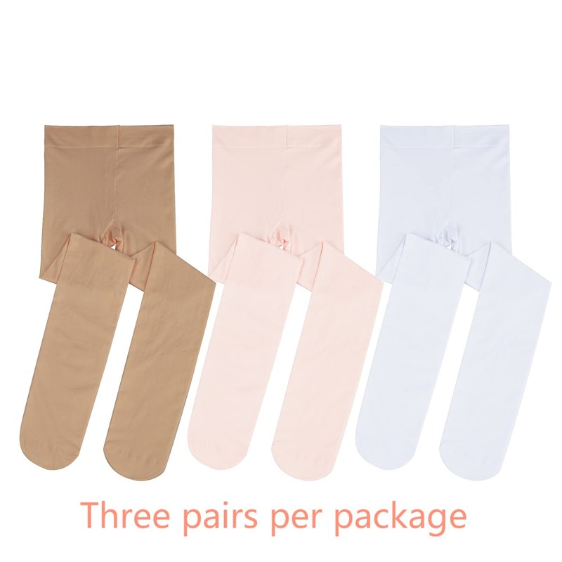 Stelle Girls' Ultra Soft Pro Dance Tight/Ballet Footed Tight(Toddler/Little Kid/Big Kid),BP+WT+TN,XS