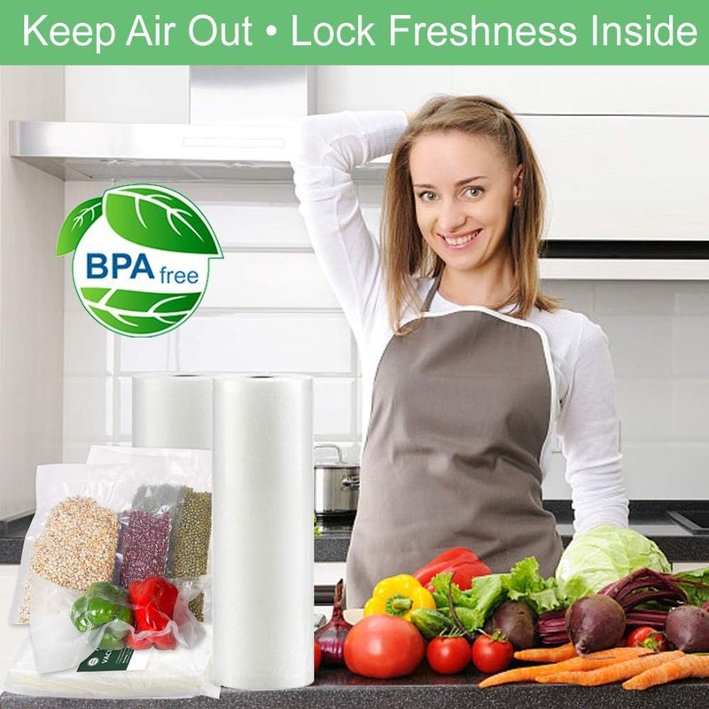 O2frepak Vacuum Sealer Bags - 100 Quart 10" x 13" BPA-Free Pre-Cut Bags for Sous Vide & Food Storage