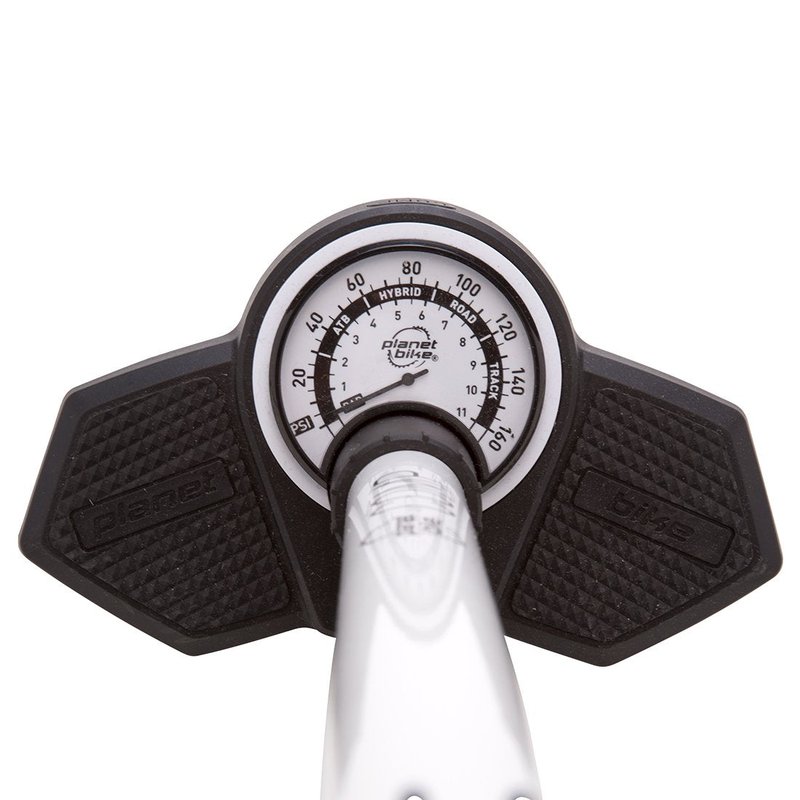 Planet Bike Comp Bike Floor Pump,White