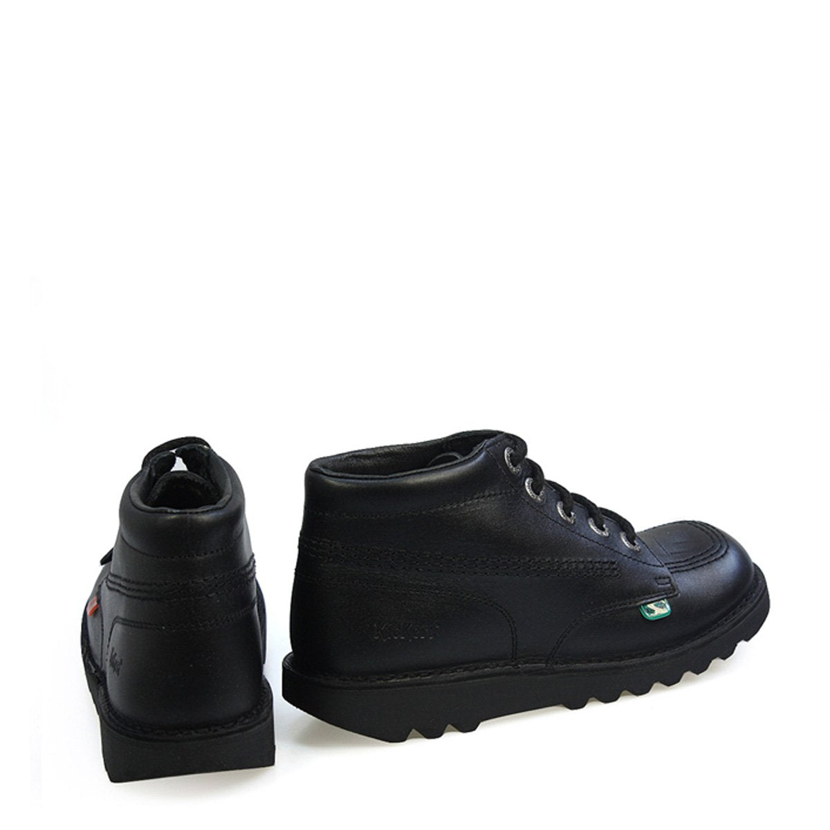 Kickers Youth Unisex Kick Hi Classic Ankle Boots | Extra Comfortable | Added Durability | Premium Quality, Black, 5 UK