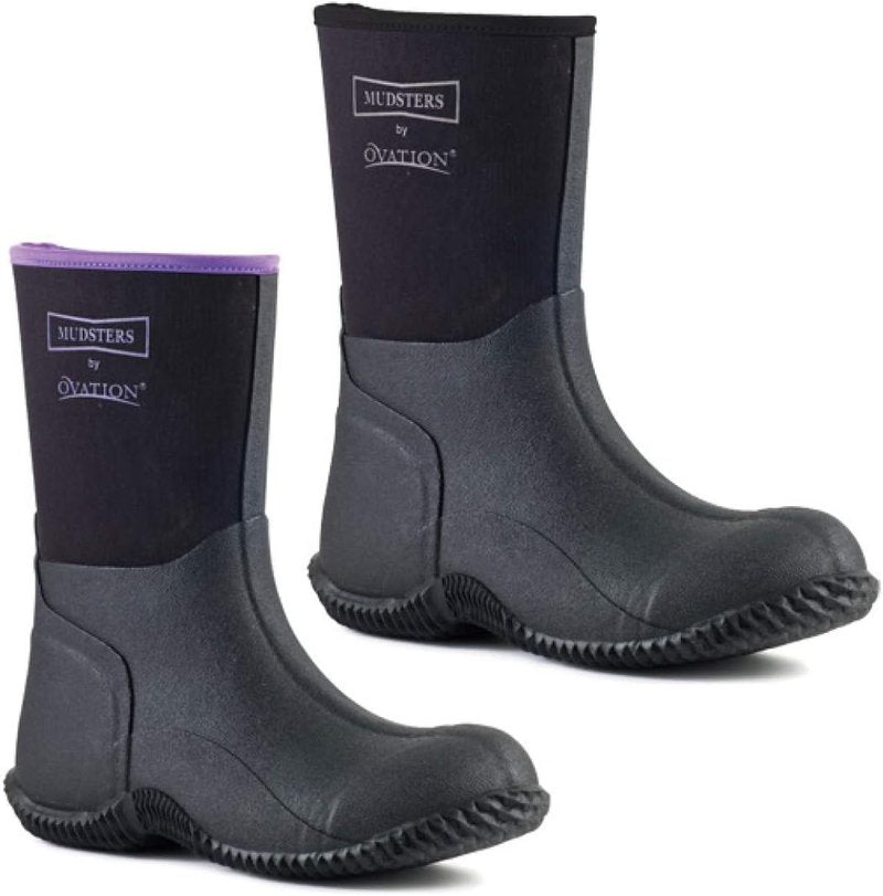 Ovation Women's Mudster Mid Calf Rubber Boots - Durable Waterproof Design | Perfect for Outdoor Use