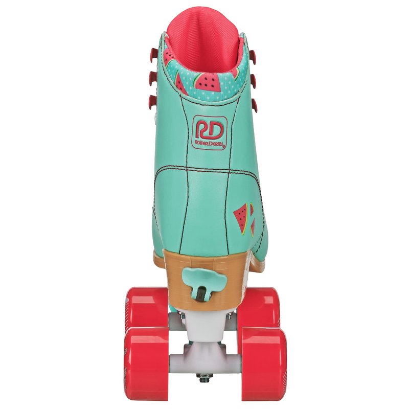 Roller Derby Candi Girl Lucy Adjustable Girls Roller Skates Indoor/Outdoor; Watermelon Medium (3-6)