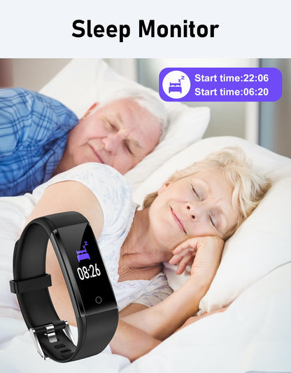 GRV Pedometer Watch Fitness Watch No Bluetooth/App/Phone Required,Fitness Tracker with Step Counter Calories Counter Sleep Monitor for Walking Running