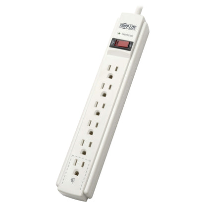 Eaton Tripp Lite series 6 Outlet Surge Protector Power Strip, 6ft Extension Cord, 900 Joules, 15A Circuit Breaker, UL Certified, Black (TLP606B)