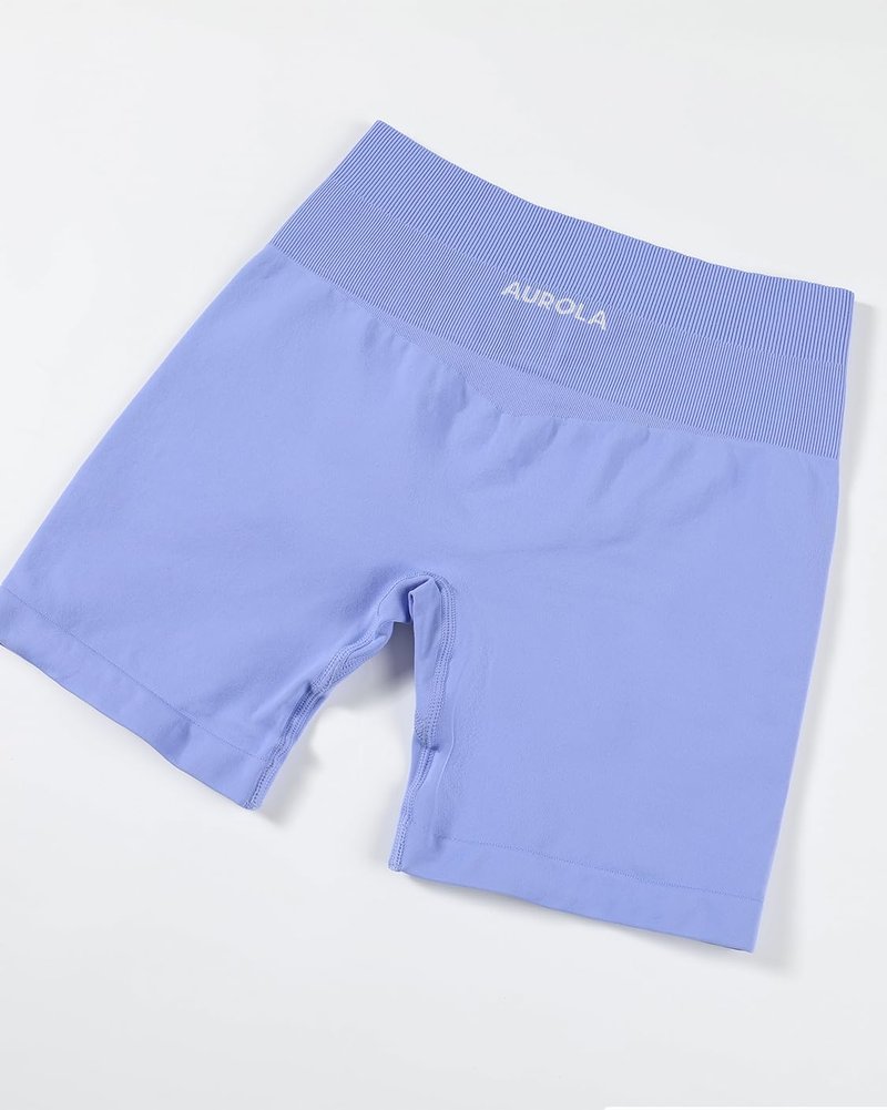 AUROLA No Scrunch Dream Shorts for Women,Seamless Workout Soft Smooth Fashion Everyday Casual Shorts,Jacaranda,M