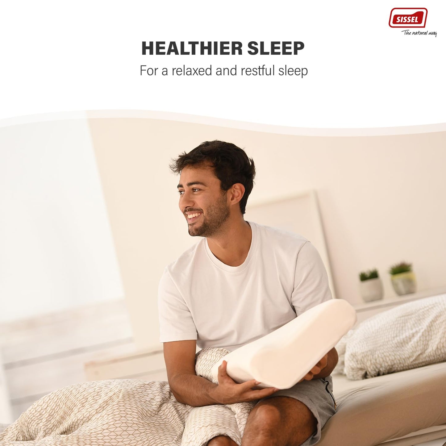 SISSEL ® Classic Medium Orthopaedic Neck Pillow | Soft & Gentle support