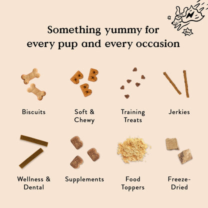 Bocce's Bakery Oven Baked Bac'N Nutty Treats for Dogs, Everyday Wheat-Free Dog Treats, Made with Real Ingredients, Baked in The USA, All-Natural PB & Bacon Biscuits, 5 oz