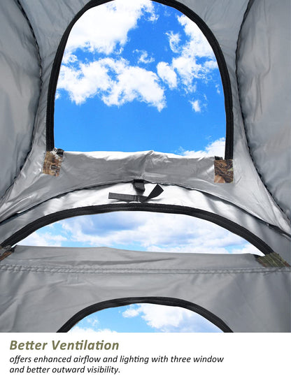 anngrowy Pop Up Privacy Tent for Shower Portable Outdoor Camping Bathroom Toilet Changing Dressing Room Privacy Shelters Room for Hiking and Beach Sun Shelter Picnic Fishing– UPF40+ Waterproof