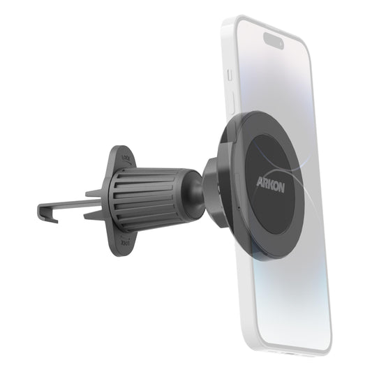 ARKON Mounts Car Vent Phone Mount | 20 Powerful Magnets | Quick 360° Rotation | Stable Vent Mount | Magnetic Phone Holder for Car | Compatible with iPhone, Galaxy, Note, Pixel, & More