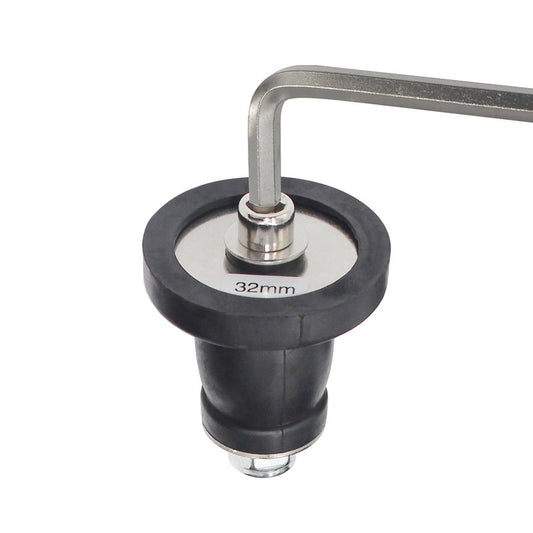 BOPOREAE Expandable Mechanical Seal, Cleanout Pipe Plug-Rubber Expansion Scupper Plug & Removable Stainless Steel Allen Wrench Handle, 1-5/16 to 1-9/16 in Sewer Cap Cover, Winterizing Pool Boat Plugs
