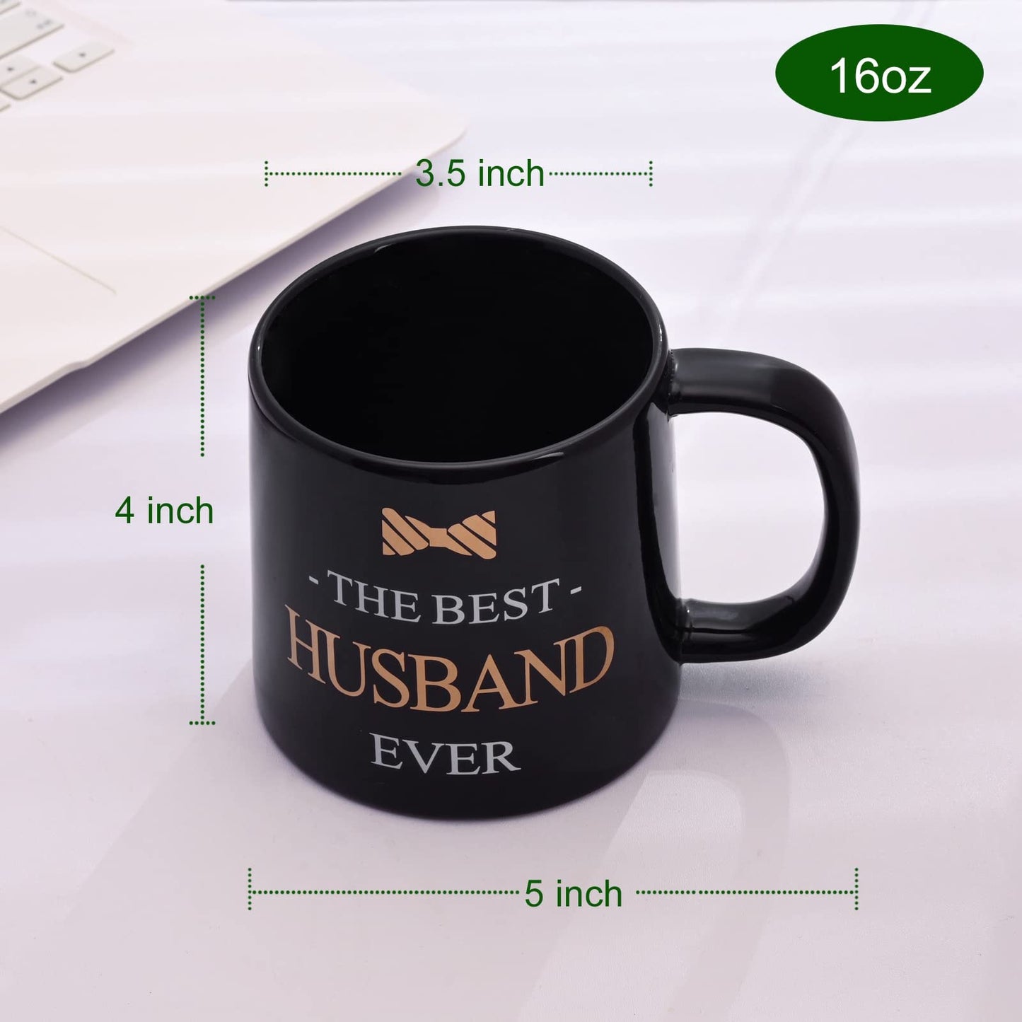 Miicol Funny Coffee Mug 16 oz, Large Ceramic Tea Mug, Gift Idea for Men, Husband, Cute Office Coffee Cup, Black Tea Cup, Unique Gift for Birthday, Christmas