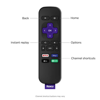 Roku Express 4K | HD/4K/HDR Streaming Media Player, Black