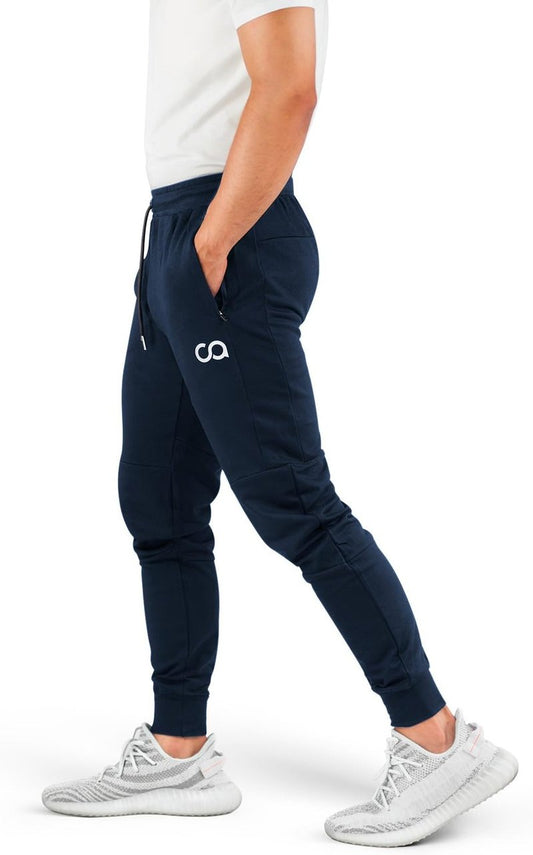 Men’s Slim Fit Contour Sweatpants with Zipper Pockets | Comfortable Joggers for Workouts