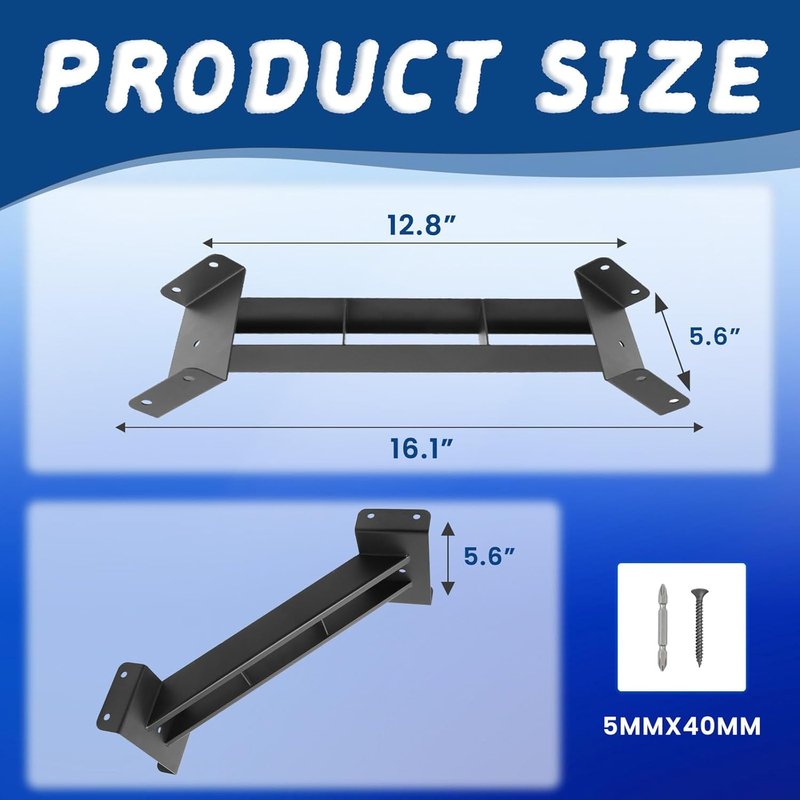 45 Degree Angle Brackets Kit - 4 Pcs for 6''x6'' Lumber | Ideal for Pergolas & Gazebos